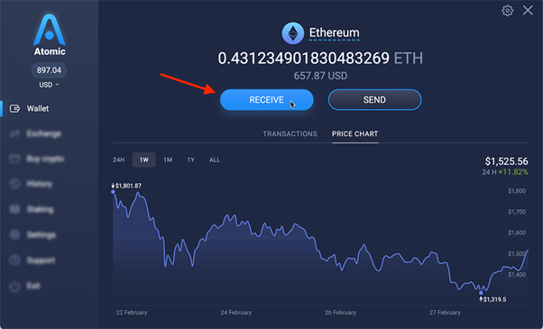 Atomic wallet